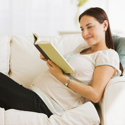 Image result for pregnancy women Reading a book
